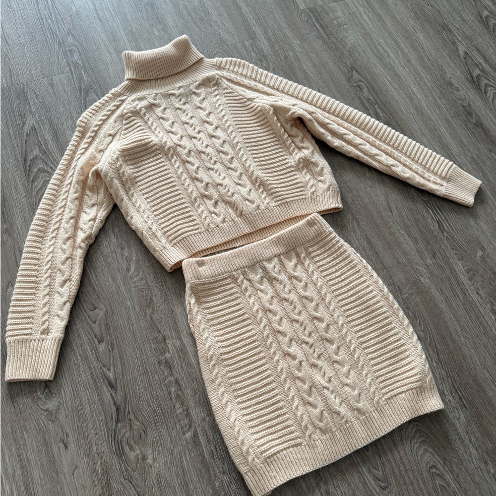 Lulu's Cream Sweater Set - Picture 3 of 9